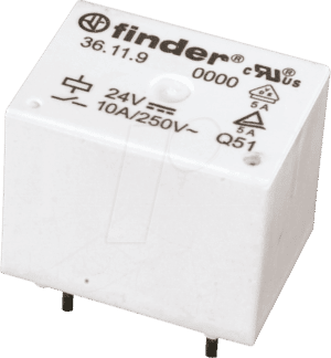 FIN 36.11 24V - Finder-Subminiaturrelais