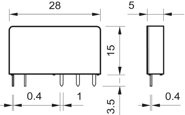 FIN 34.51 60V - Schmales Netzrelais