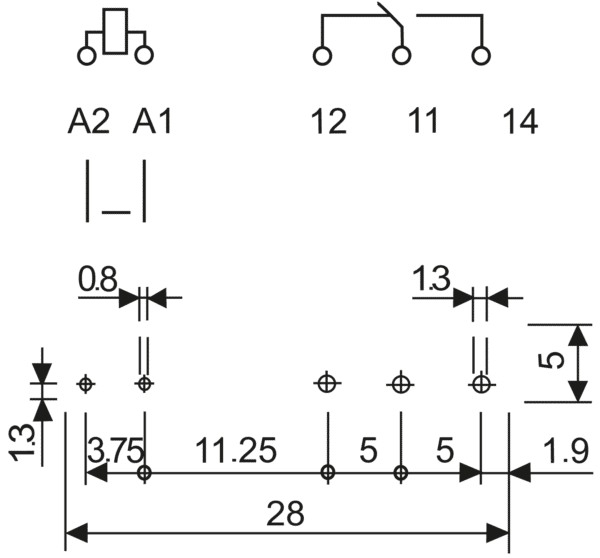 FIN 34.51.7L 24V - Schmales Netzrelais