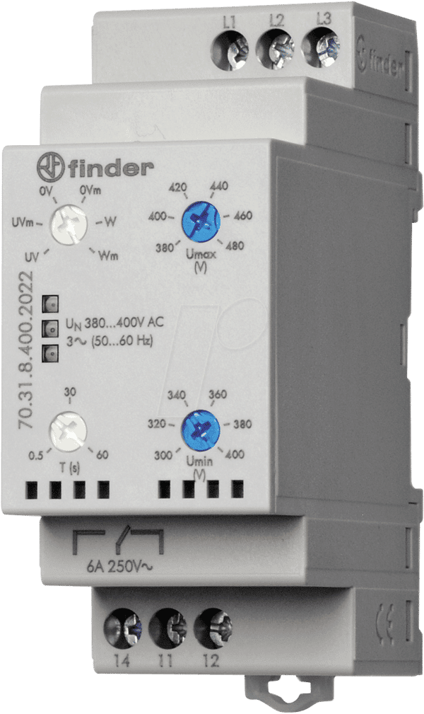 FIN 70.31 - Netzüberwachung 3-Phasen für 380-415 VAC