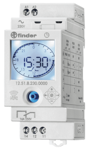 FIN 12.51 230V - Schaltuhr für Reiheneinbau