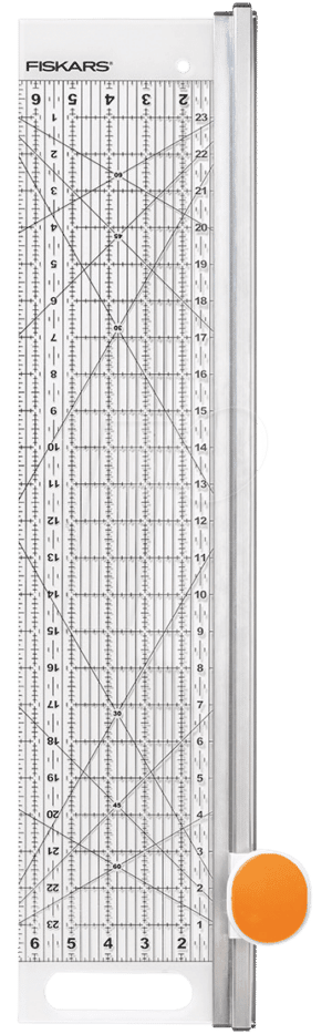 FISKARS 9513 - 2-in-1 Rollmesser & Lineal