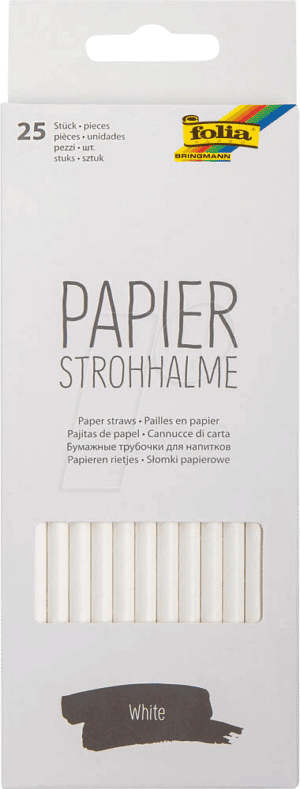 FOLIA 12500 - Trinkhalme aus Papier