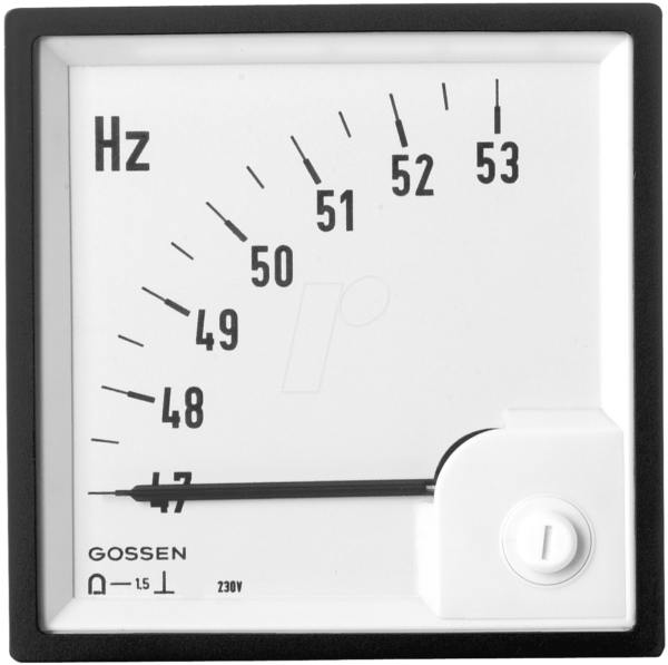 FQB 72-HZ - Drehspul-Messwerk 47-53 Hz
