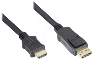 GC DP-HDMI - DisplayPort 1.2 Stecker auf HDMI A Stecker