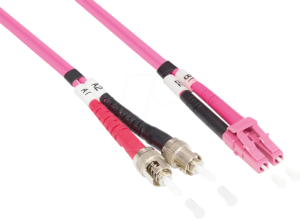 GC LW-820LT4 - Patchkabel LWL Duplex OM4 50/125µ LC/ST