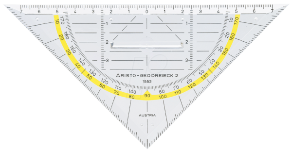 AR 1553 - Geo-Dreieck mit Griff