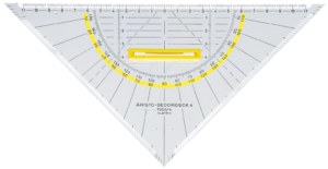 AR 1555/4 - Geo-Dreieck mit Griff