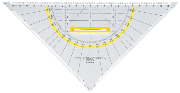 AR 1555/4 - Geo-Dreieck mit Griff