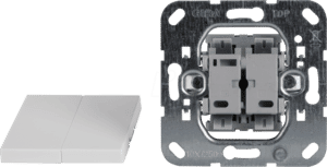 GIRA55 2W RWM - Wechselschalter Reinweiß seidenmatt 2-fach