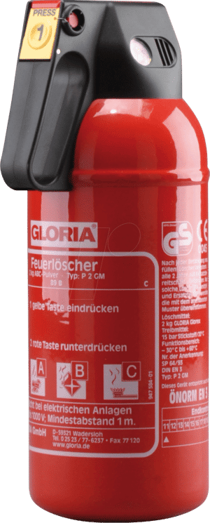 GLORIA P2GM - Feuerlöscher