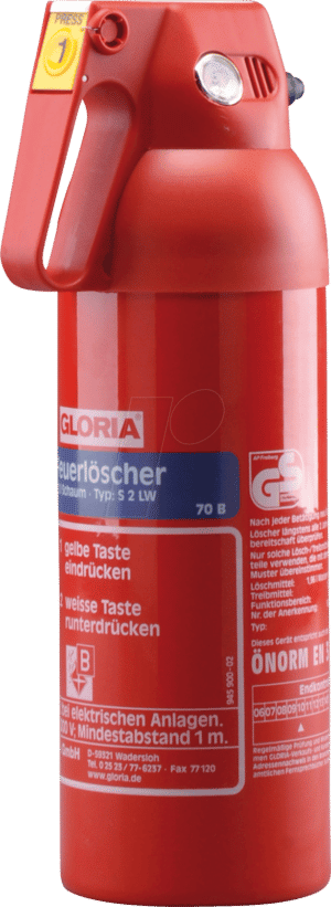 GLORIA S2LW - Feuerlöscher