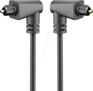 GOOBAY 41593 - Toslink Kabel 2-fach abgewinkelt und drehbar