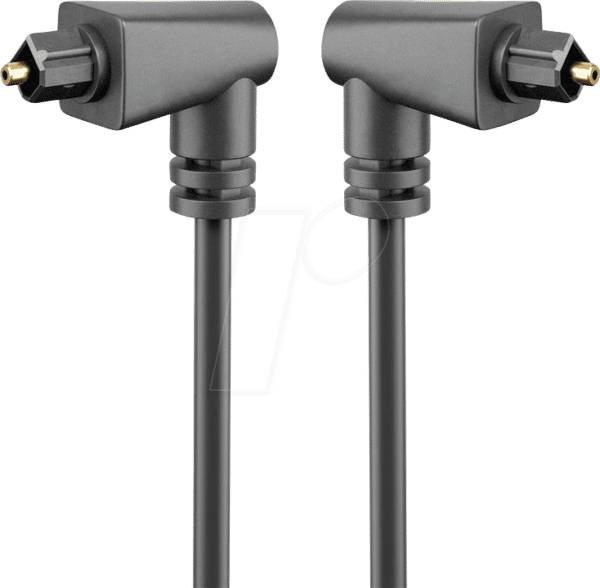 GOOBAY 41592 - Toslink Kabel 2-fach abgewinkelt und drehbar