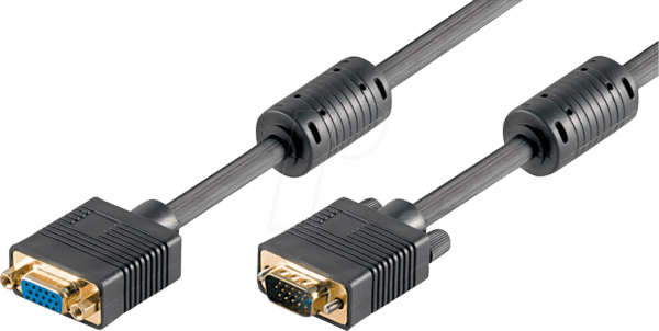 GOOBAY 50487 - VGA Monitor Kabel 15-pol VGA Verlängerung