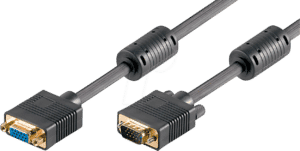 GOOBAY 50136 - VGA Monitor Kabel 15-pol VGA Verlängerung