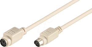 GOOBAY 50222 - Kabel PS/2 Stecker auf Buchse