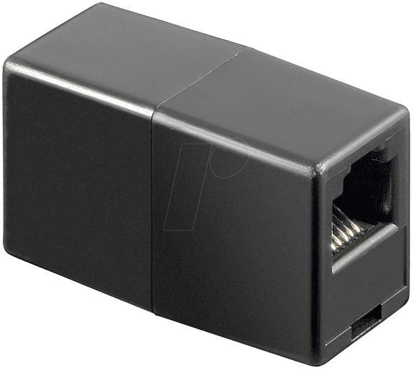 GOOBAY 50592 - Modular Adapter mit zwei Modularbuchsen 6-6