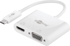 GOOBAY 52430 - Adapter USB-C > HDMI+VGA
