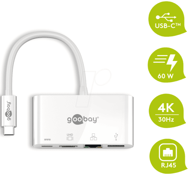 GOOBAY 62105 - USB-C Multiport Adapter