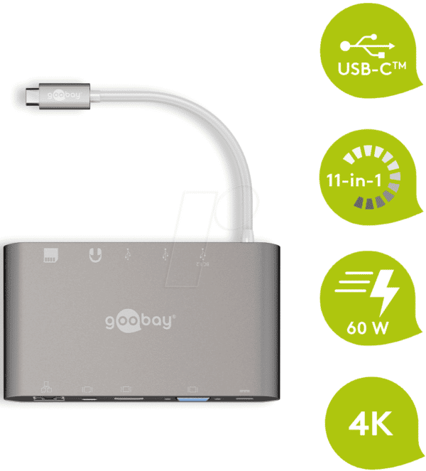 GOOBAY 62113 - USB-C Multiport-Adapter