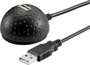 GOOBAY 68913 - USB 2.0 Verlängerungskabel mit Standfuß 1