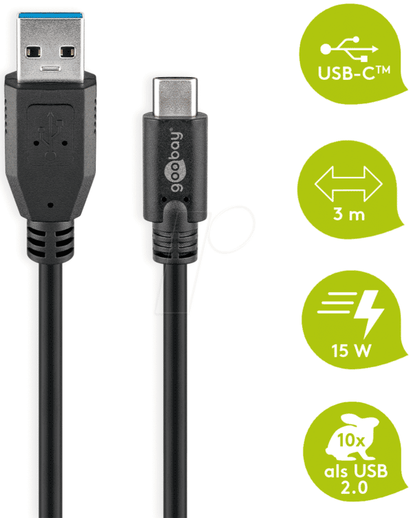 GOOBAY 73141 - USB 3.0 Kabel