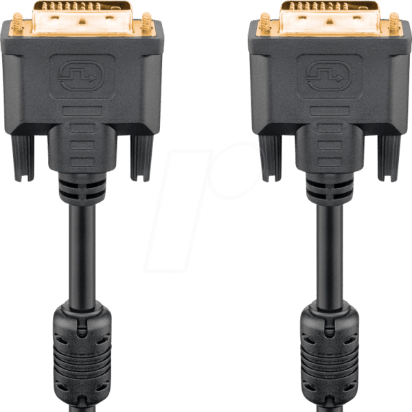 GOOBAY 93109 - DVI Monitor Kabel DVI-D 24+1 Stecker