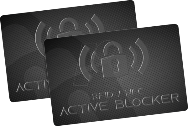 GRANHIN AB RFID2 - RFID 2er-Set GranHin Active Blocker Karte