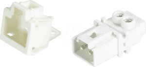 GST 15I2 S RW W - Geräteanschluss (Snap-in) - Stecker