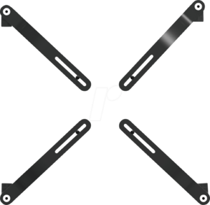 MYW HA6L - Vierarm Adapter für Nicht-VESA Monitore