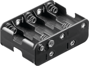 HALTER 10XUM3QDK - Batteriehalter für 10 Mignonzellen (AA)