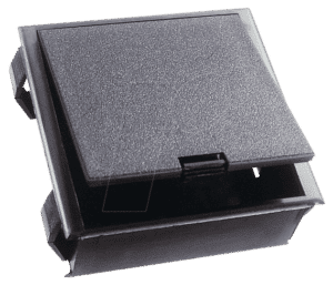 HALTER 2X9V - Batteriehalter für 2x 9-Volt-Block oder 4x Mignon (AA)