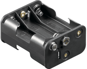 HALTER 6XUM3-QDK - Batteriehalter für 6 Mignonzellen (AA)
