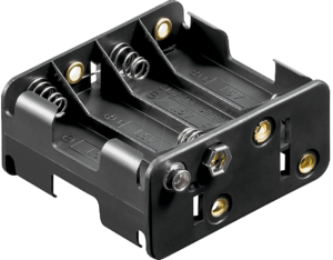 HALTER 8XUM3-QDK - Batteriehalter für 8 Mignonzellen (AA)