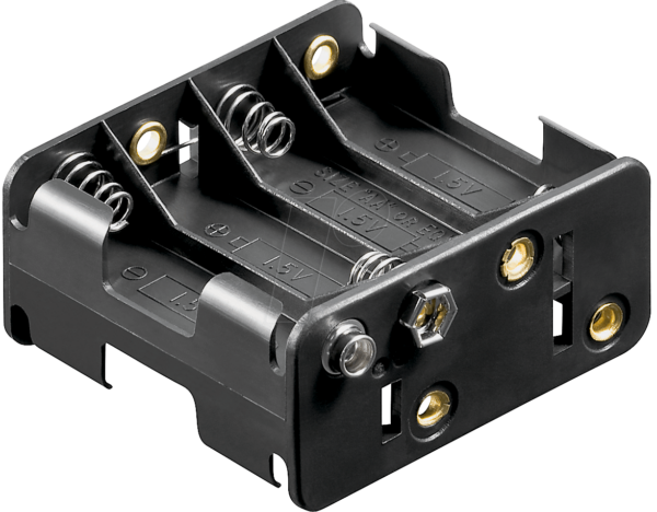 HALTER 8XUM3-QDK - Batteriehalter für 8 Mignonzellen (AA)
