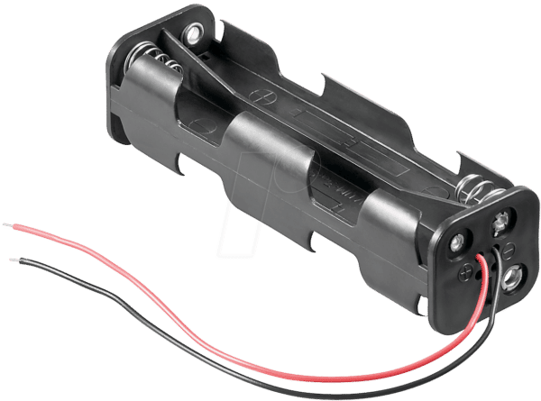 HALTER 8XAAK - Batteriehalter für 8 Mignonzellen (AA)