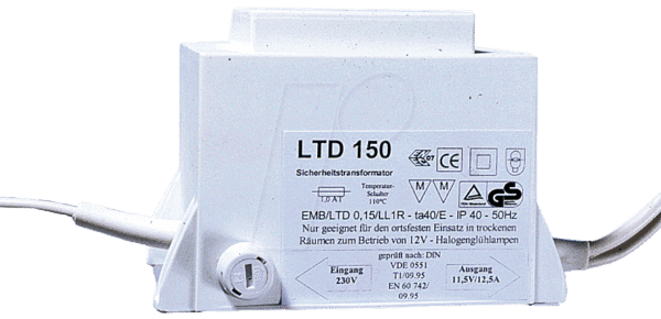 HAL-TRAFO 500VA - Halogen-Trafo