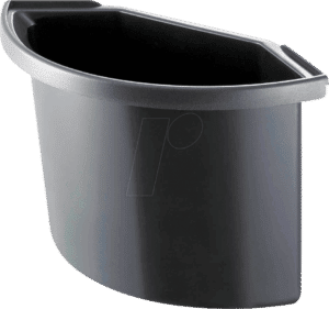 HELIT H61067-95 - Abfalleinsatz schwarz ohne Deckel für Papierkorb 2 Liter