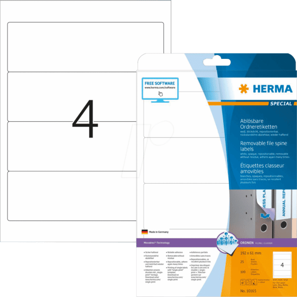 HERMA 10165 - Ordner-Etiketten