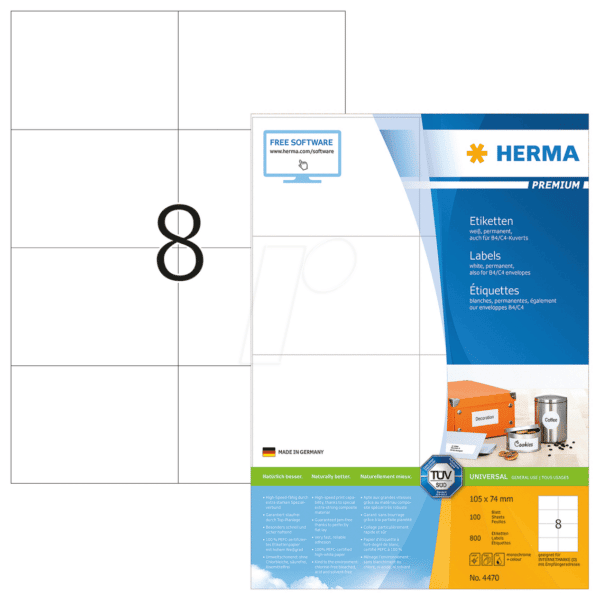 HERMA 4470 - PREMIUM Etiketten A4