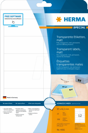 HERMA 4682 - Folien-Etiketten
