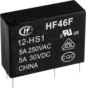 HF46F-24-HS1T - Zwischenleistung-Relais subminiatur