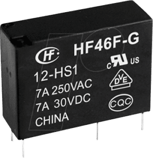 HF46F-G-12-HS1T - Zwischenleistung-Relais subminiatur