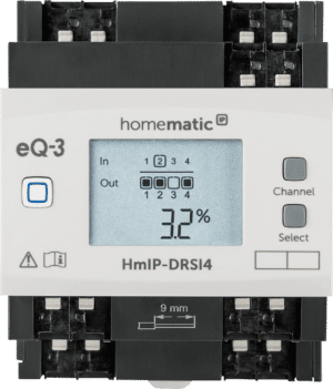 HMIP DRSI4 - Schaltaktor für Hutschienenmontage - 4-fach