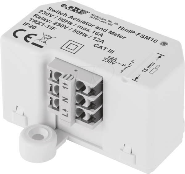 HMIP FSM16 - Schalt-Mess-Aktor (16 A) Unterputz