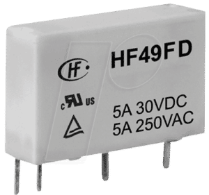 HF49FD-005-1H - Slimline-Relais 5V