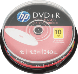 HP DRE00060WIP - DVD+R DL 8.5GB/240min