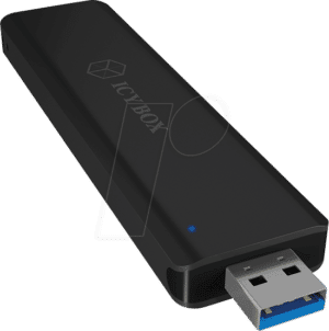 ICY IB-1818-U31 - Externes M.2 SATA SSD Gehäuse mit USB 3.1