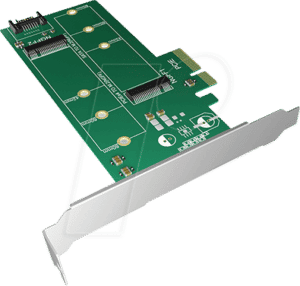 ICY IB-PCI209 - PCIe x4 > 2x M.2 SATA